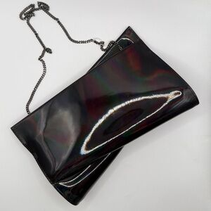 Christian Louboutin Loubitwist Patent leather small clutch